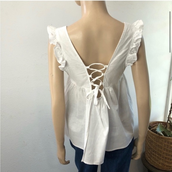 POL blouse color:white size:S - Picture 8 of 16